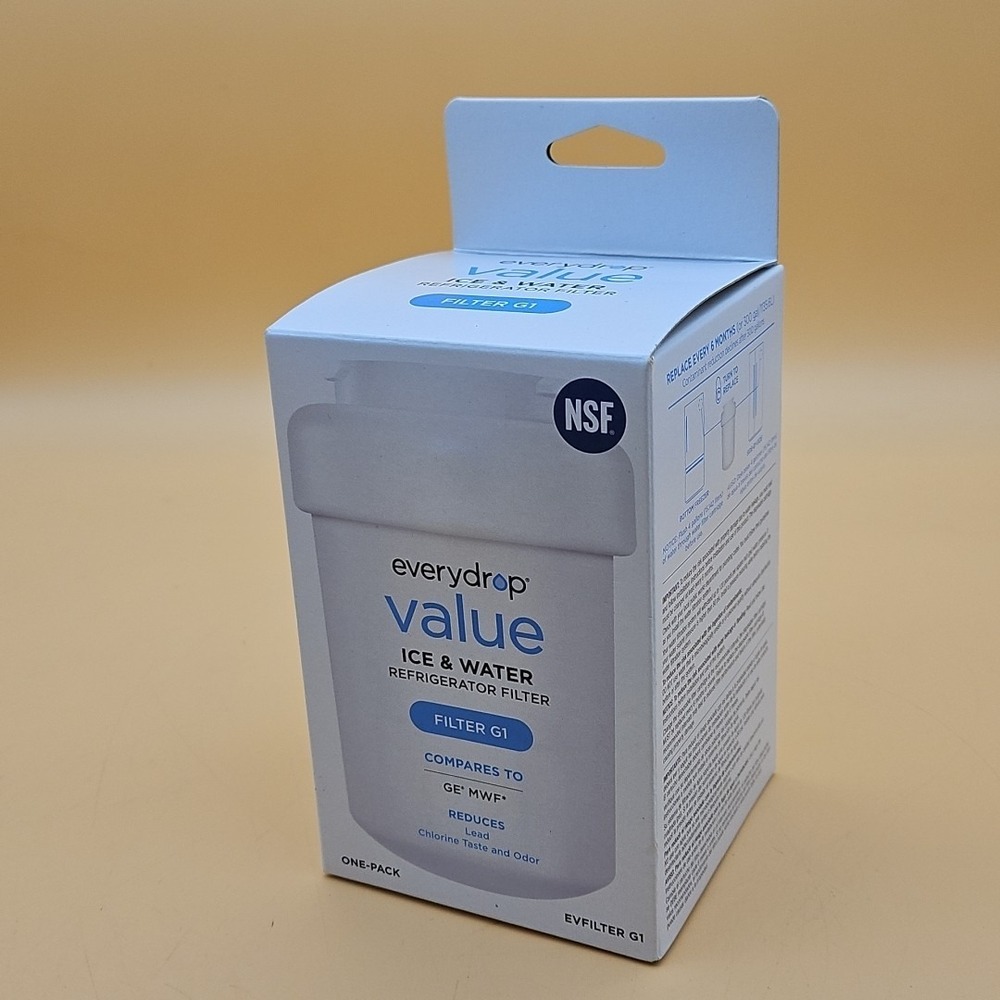 Everydrop Ice & Water Refrigerator Filter G1 for GE MWF *New‎ Factory Sealed*